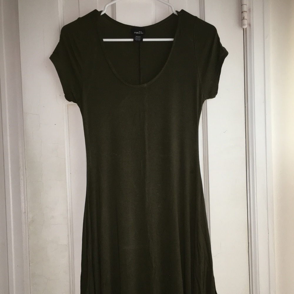 Olive Green Dress